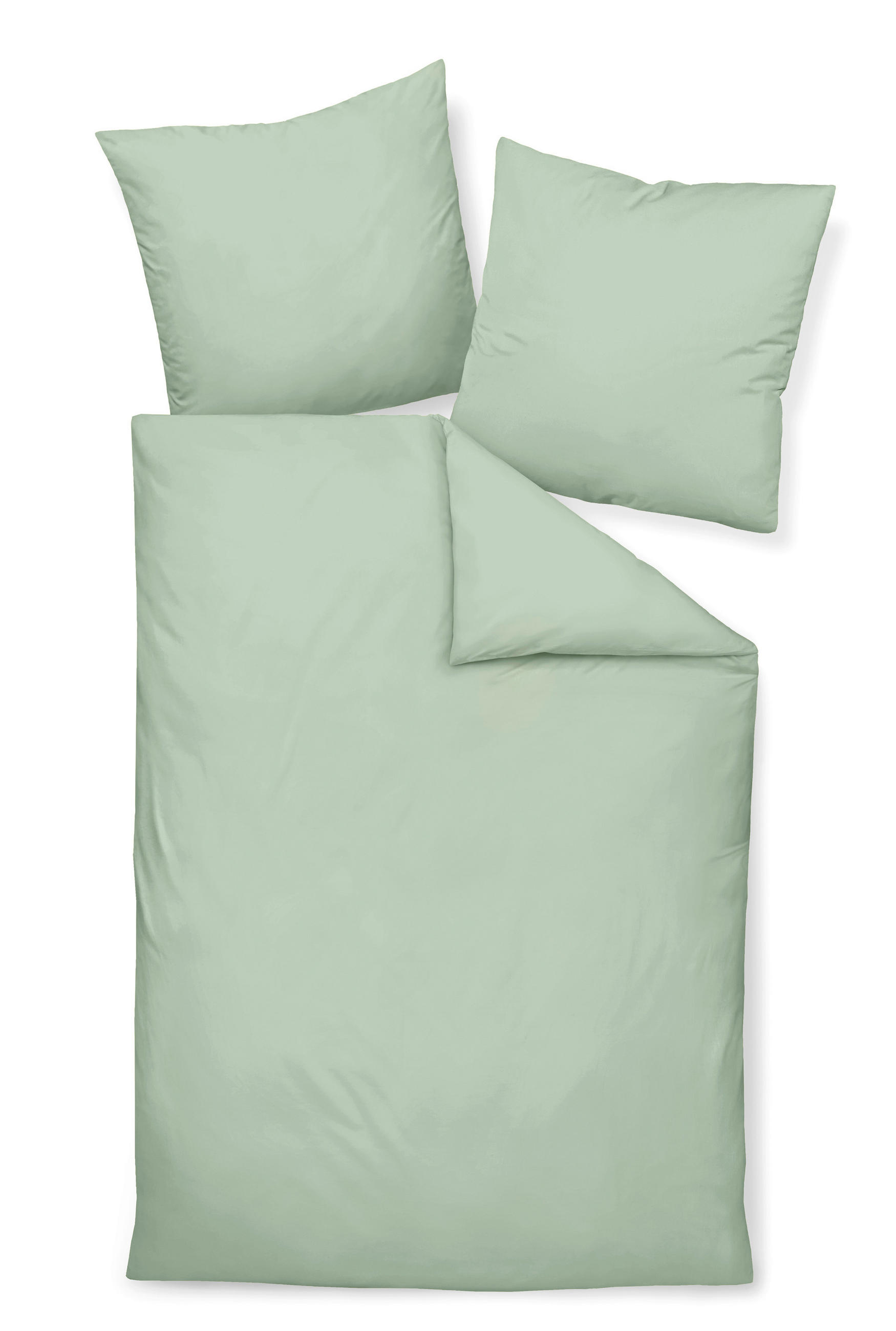 KOPFKISSENBEZUG - Grün, Basics, Textil (80/80cm) - Janine