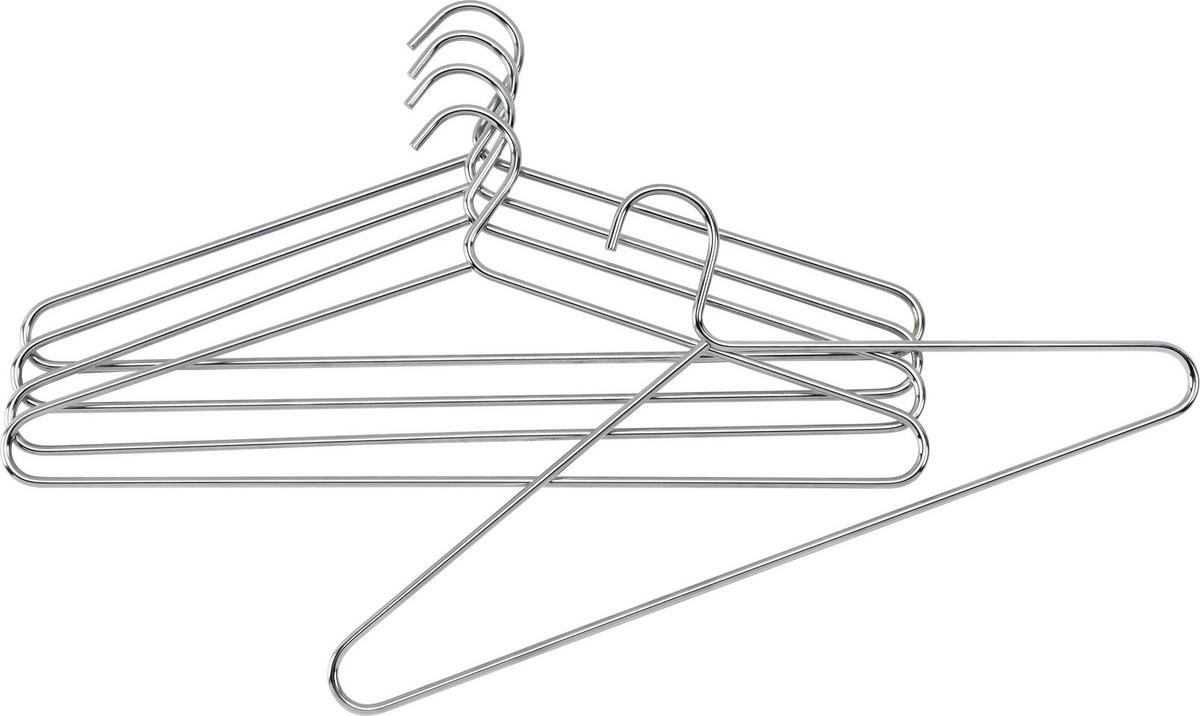 KLEIDERBÜGEL Metall  - Chromfarben, Design, Metall (42/18cm) - Boxxx