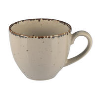 ŠÁLKA NA CAPPUCCINO porcelán keramika  - taupe, Lifestyle, keramika (270ml) - Landscape