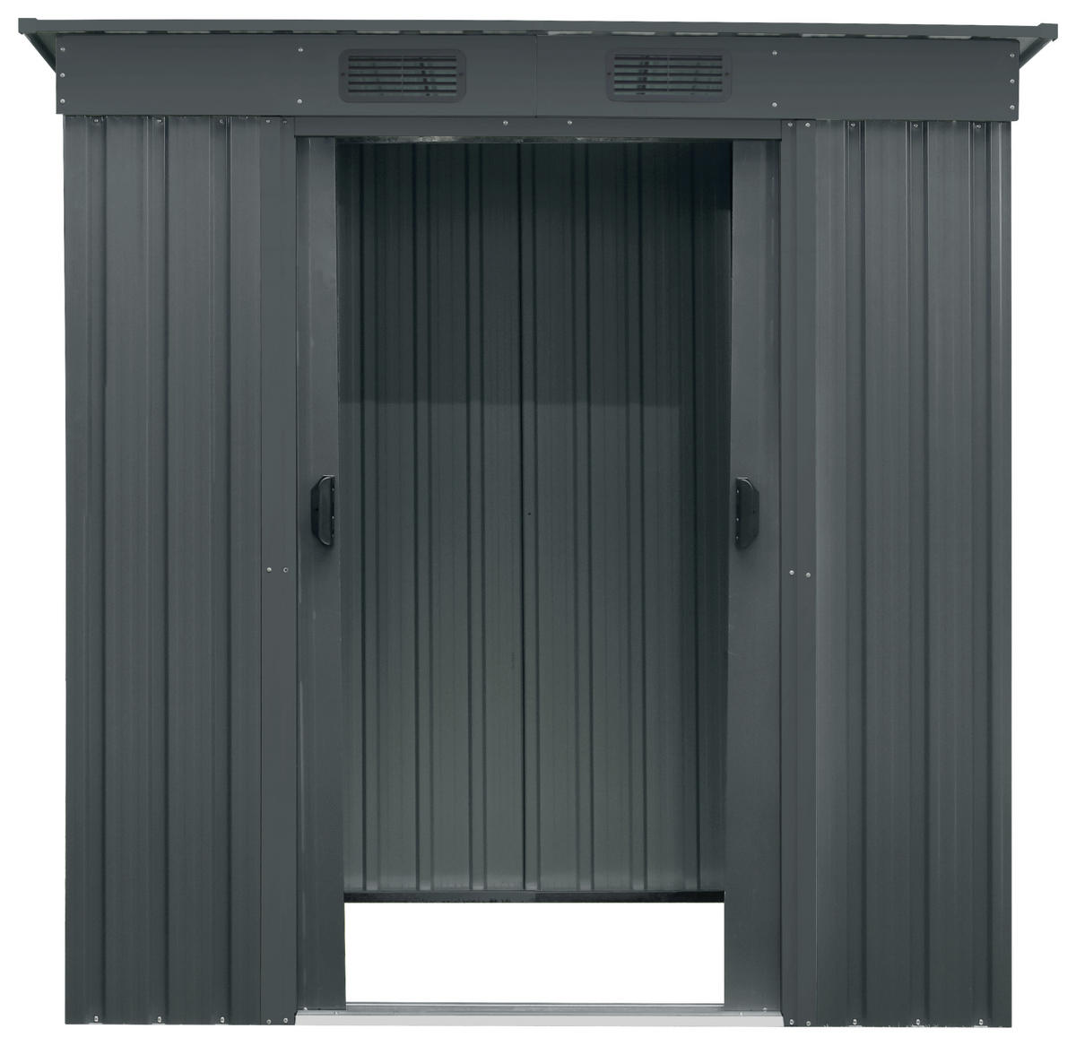 GERÄTEHAUS 174/174/110 cm  - Anthrazit, Basics, Metall (174/174/110cm)