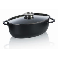 BRÄTER Atura 8 L  - Schwarz, KONVENTIONELL, Glas/Metall (45/28/13cm) - Kela