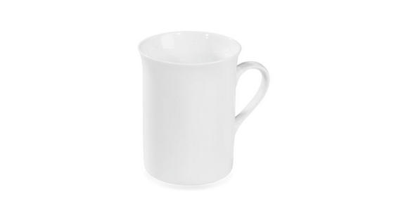 KAFFEEBECHER  250 ml   - Weiß, Basics, Keramik (7,8cm) - Boxxx