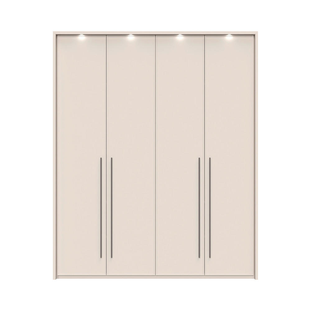 ORMAR SA KLASIČNIM VRATIMA 187/226/60 cm - Dizajnerski, pločasti materijal/plastika (187/226/60cm)