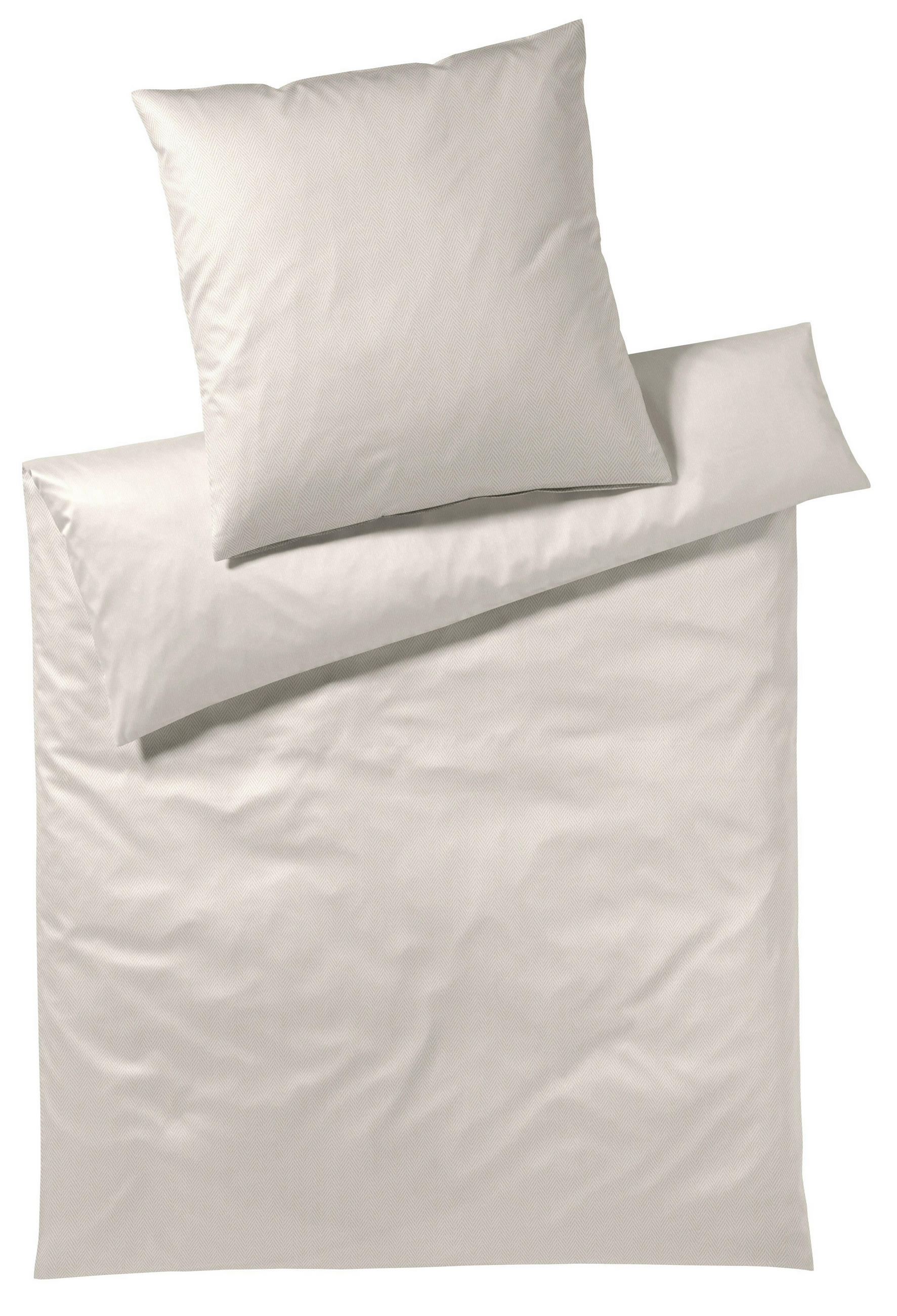 WENDEBETTWÄSCHE Makosatin 200/200 cm  - Creme, Basics, Textil (200/200cm) - Joop!