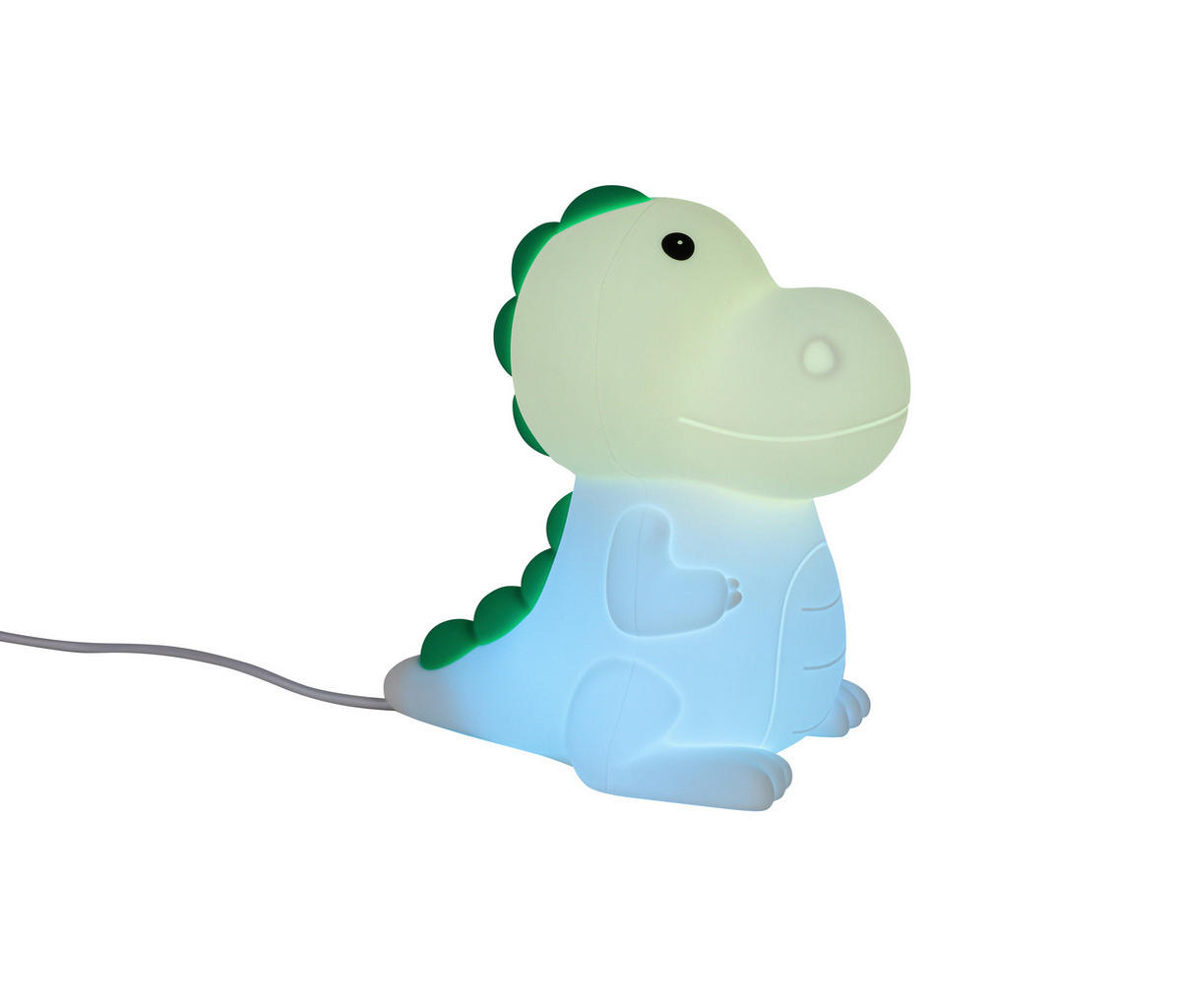 NOĆNO SVETLO - bela, Trendi, plastika (8,5/13,5/13,8cm) - Novel