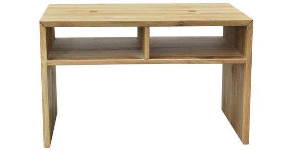 BEISTELLTISCH 25/65/40 cm Eiche vollmassiv Eichefarben  - Eichefarben, Natur, Holz (25/65/40cm) - Linea Natura
