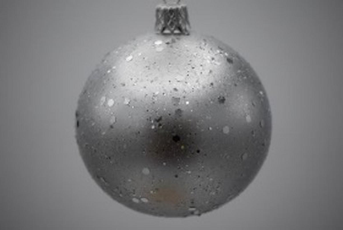 CHRISTBAUMKUGEL 7 cm  - Dunkelrot, Basics, Glas/Metall (7cm) - X-Mas