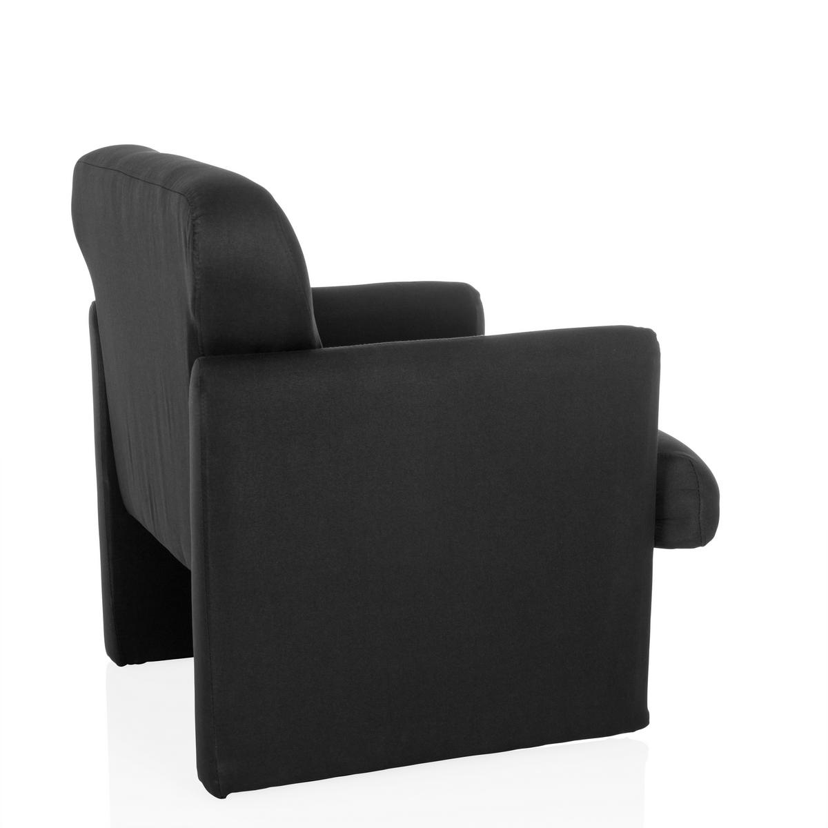LOUNGEFÅTÖLJ  - svart, Modern, textil (66/77/74cm) - MID.YOU