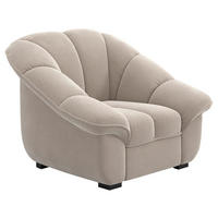 SESSEL in Chenille Naturfarben  - Schwarz/Naturfarben, KONVENTIONELL, Kunststoff/Textil (110/88/104cm) - Welnova