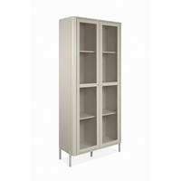 VITRINE  in Kaschmir  - Kaschmir, Design, Glas/Holzwerkstoff (86/195/38cm) - MID.YOU