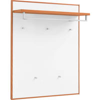 GARDEROBNI PANEL - barve hrasta/bela, Design, leseni material/les (83/109/29cm) - Novel