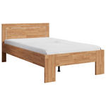 BETT YES Eiche massiv 120/200 cm Eichefarben  - Eichefarben, Natur, Holz (120/200cm) - Linea Natura