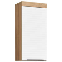 HÄNGESCHRANK 36/77/23 cm  - Eichefarben/Schwarz, Basics, Holzwerkstoff/Kunststoff (36/77/23cm) - MID.YOU