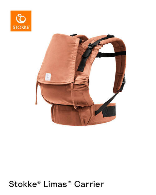 BABYTRAGE Limas Carrier Plus OCS  - Terracotta, Basics, Textil - Stokke