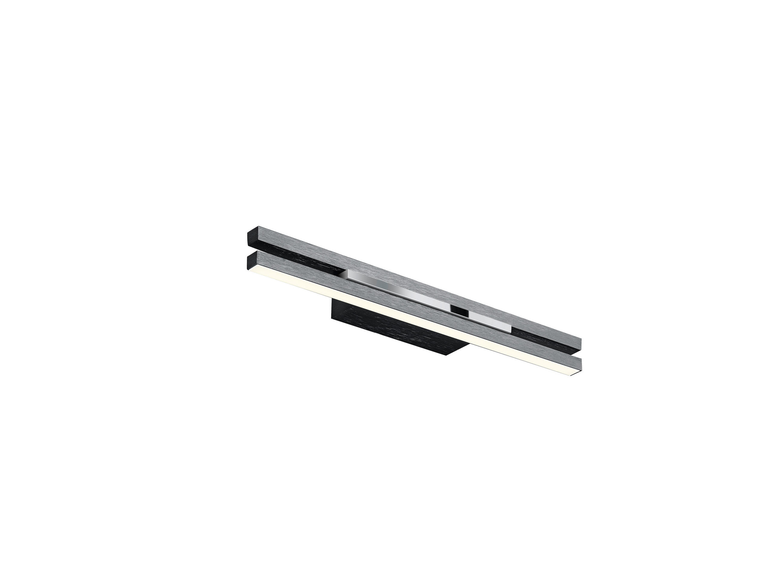 LED-WANDLEUCHTE Ben 40/4/7 cm   - Anthrazit, Design, Metall (40/4/7cm) - elements by BANKAMP