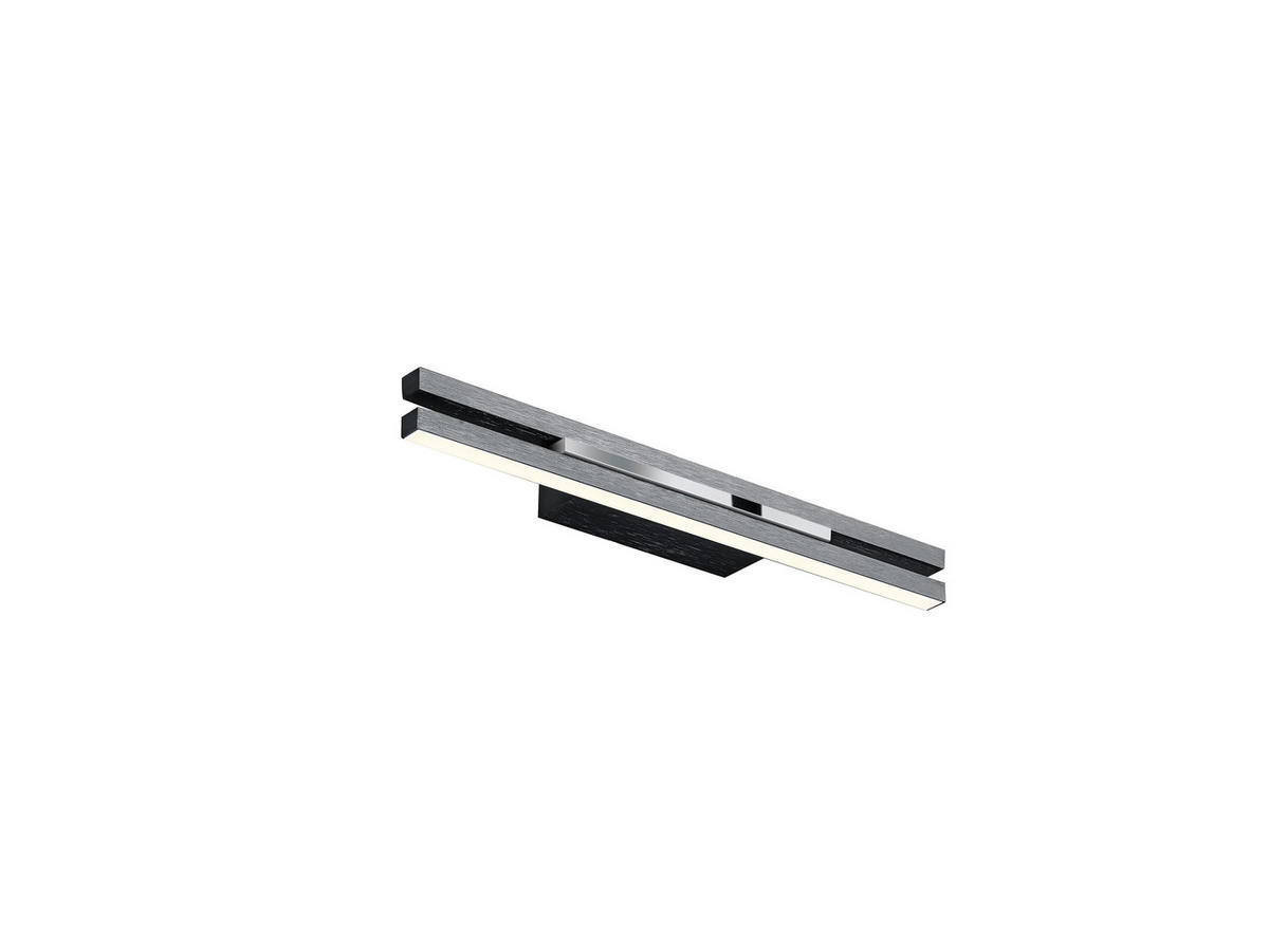 LED-WANDLEUCHTE Ben 40/4/7 cm   - Anthrazit, Design, Metall (40/4/7cm) - elements by BANKAMP