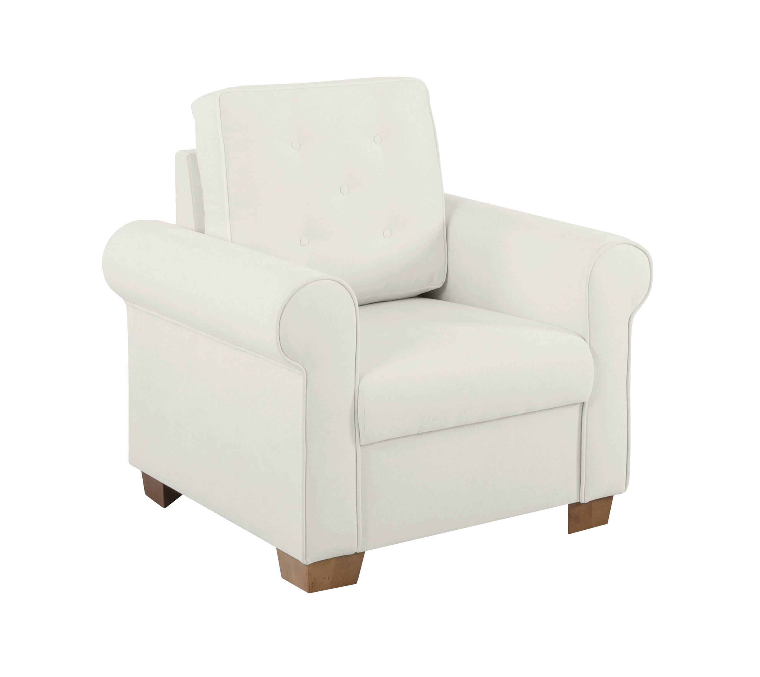 SESSEL in Hellgrau  - Buchefarben/Hellgrau, Design, Holz/Textil (93/89/82cm) - MID.YOU