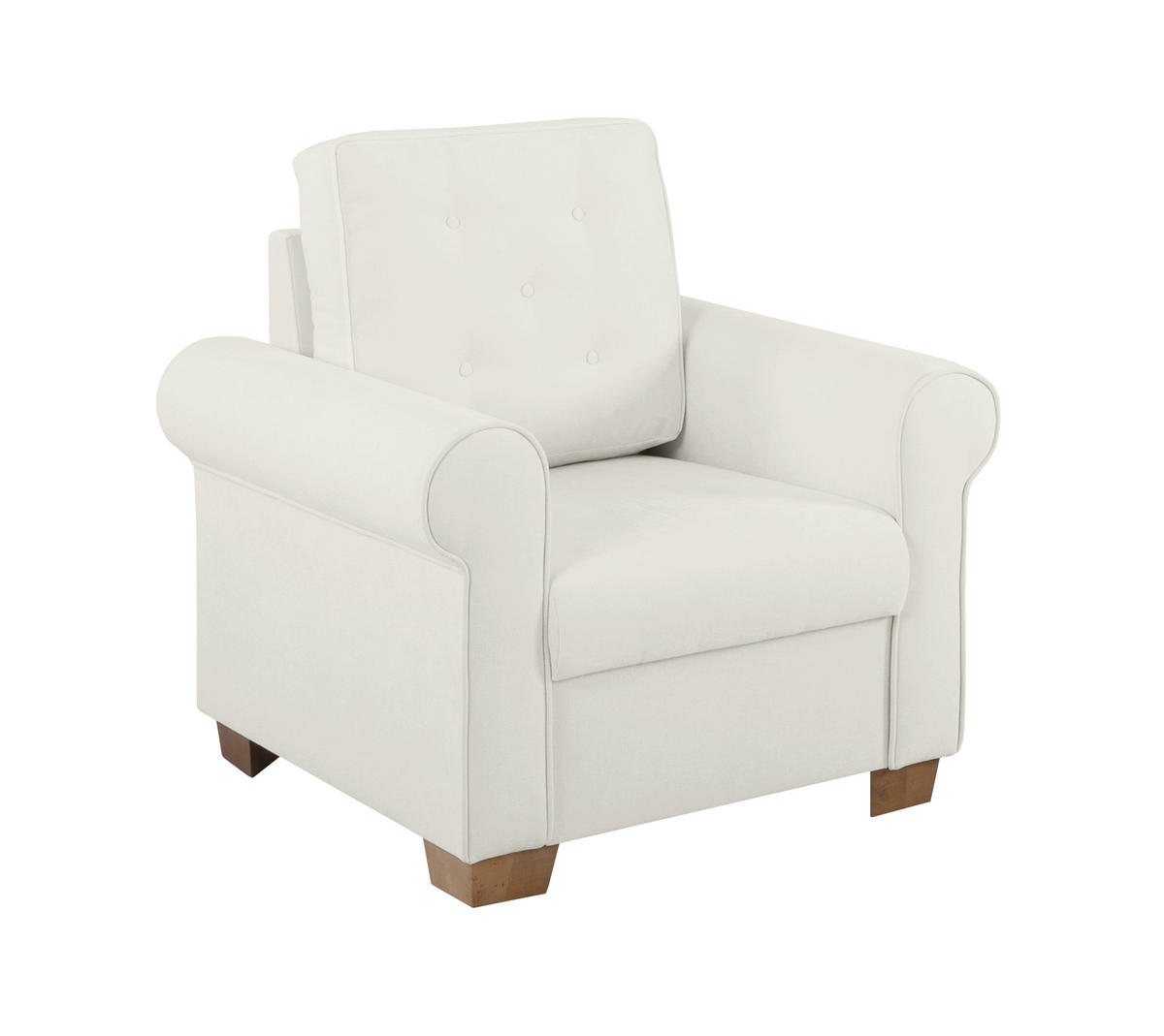 SESSEL in Hellgrau  - Buchefarben/Hellgrau, Design, Holz/Textil (93/89/82cm) - MID.YOU