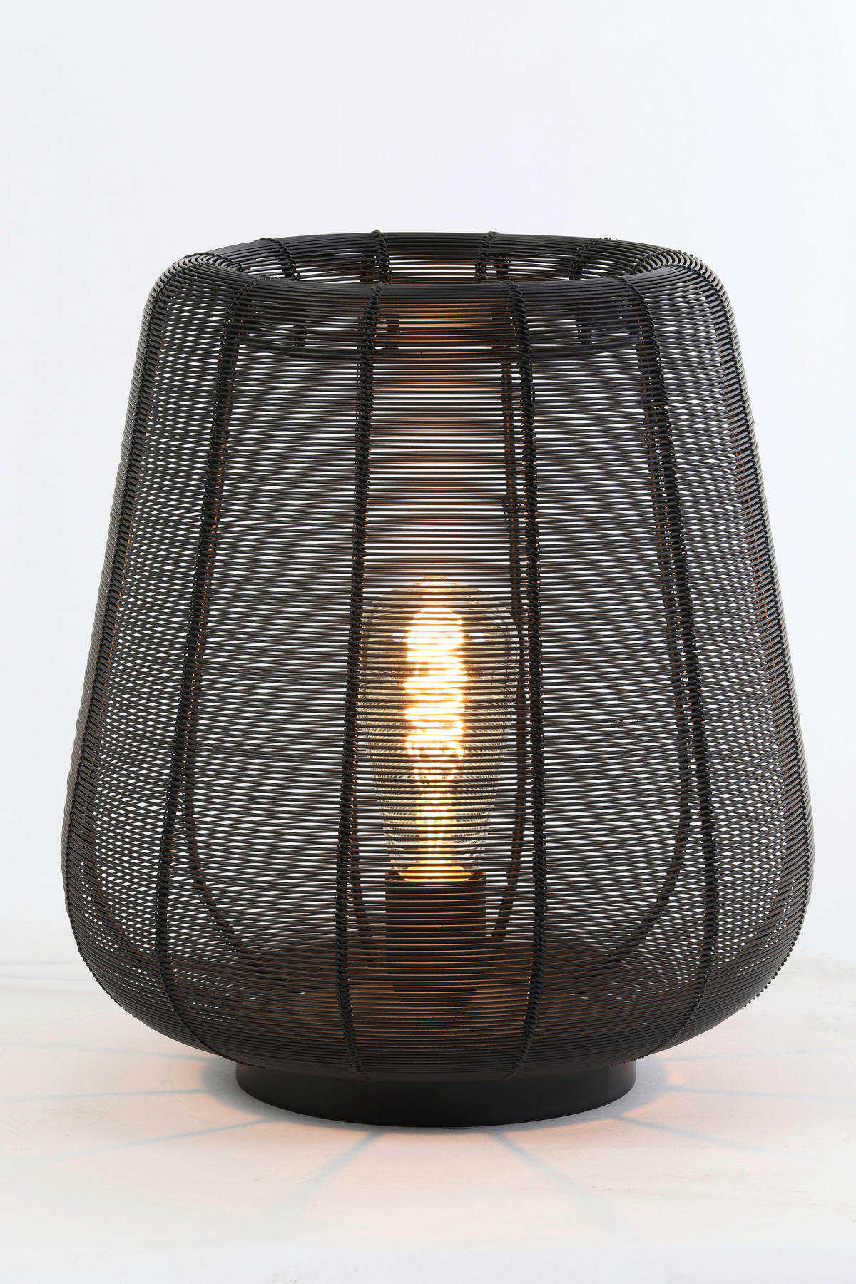 TISCHLEUCHTE Adeta 29/29/31.5 cm   - Schwarz, Design, Metall (29/29/31.5cm) - Light & Living