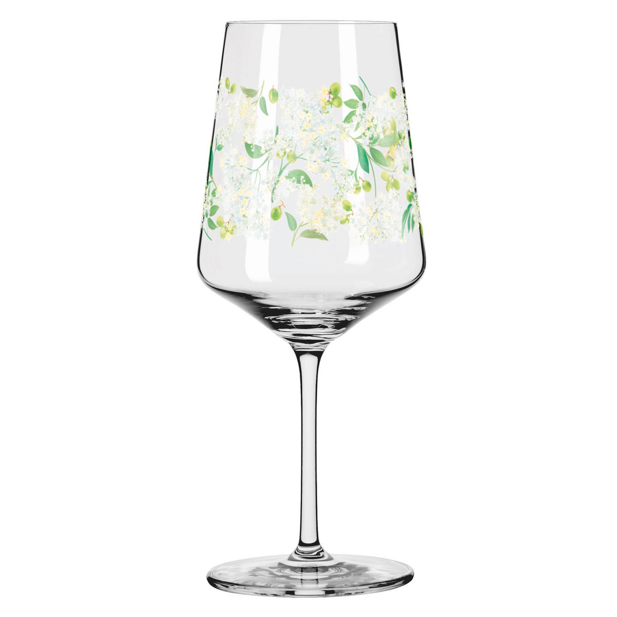 SPRITZERGLAS 544 ml  - Weiß/Grün, LIFESTYLE, Glas (8,3/22,5/8,3cm) - Ritzenhoff