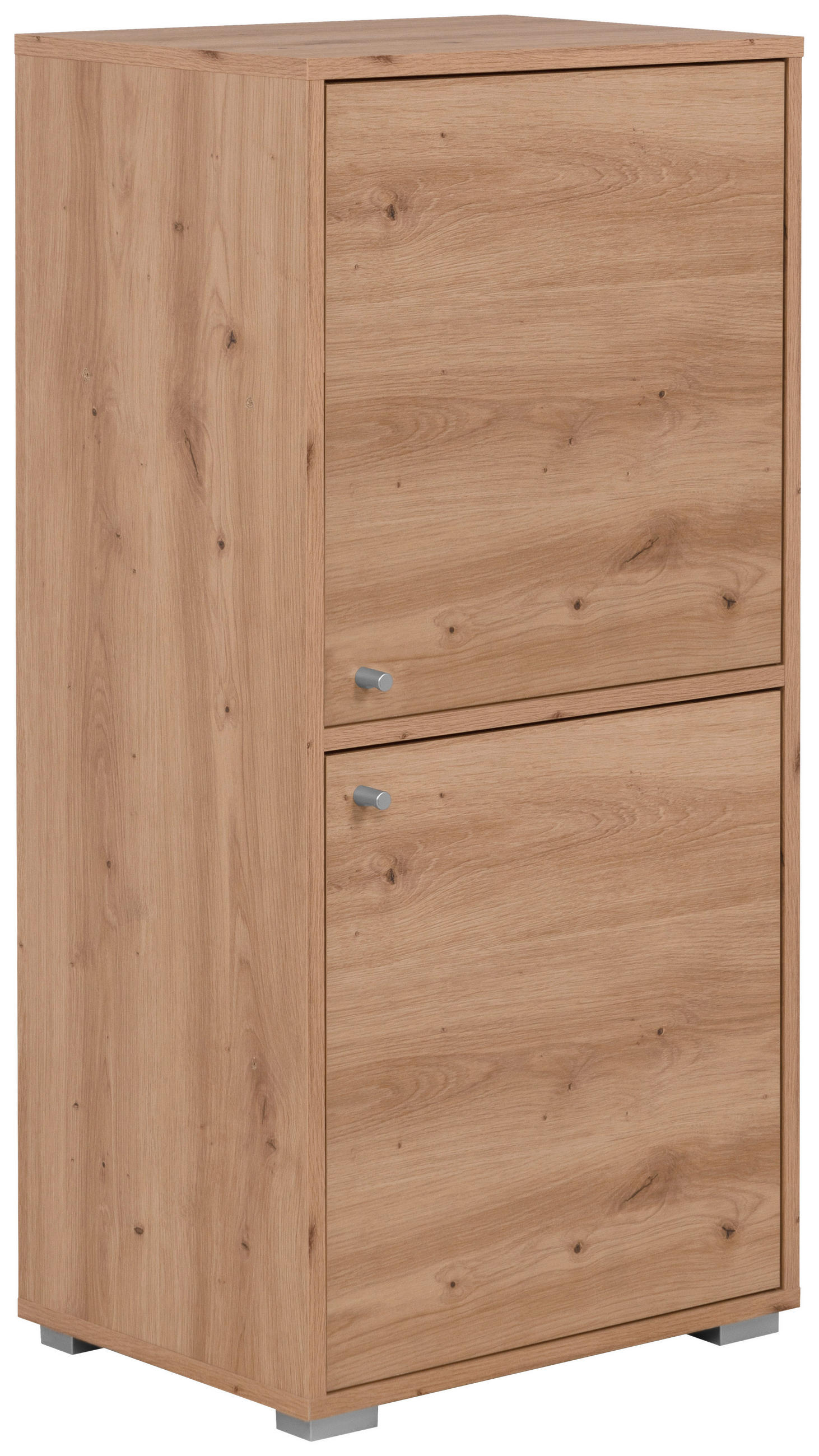 REGAL  46/96,5/33,5 cm Eiche Artisan  - Alufarben/Eiche Artisan, Design, Holzwerkstoff/Kunststoff (46/96,5/33,5cm) - MID.YOU