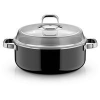SCHMORTOPF Fusiontec® Mineral Pro 'Tim Raue Edition' 5,9 L  - Schwarz Hochglanz, Basics, Metall (28cm) - WMF