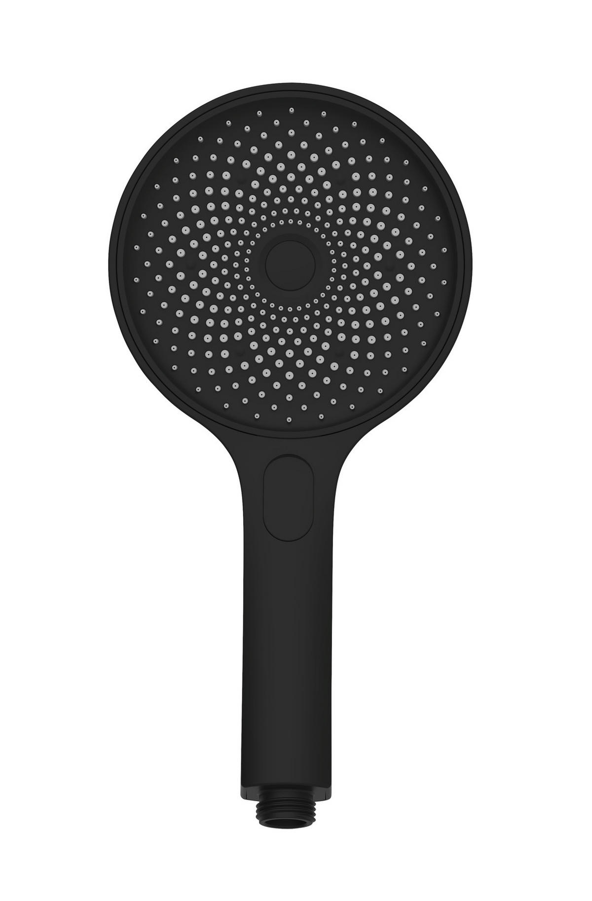 DUSCHKOPF   - Schwarz, Basics, Kunststoff (13cm) - Wenko
