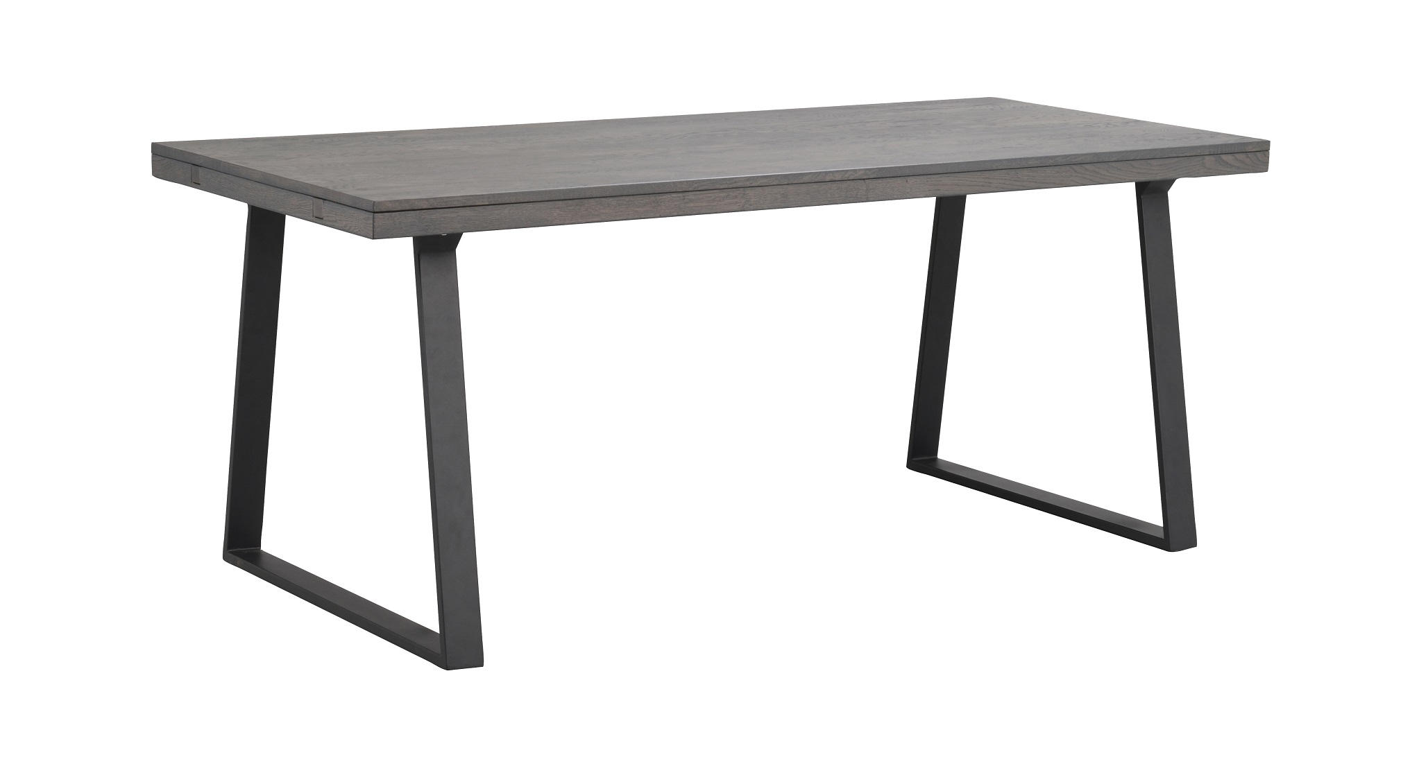 MATBORD i trä, metall 170/95/75 cm   - svart/mörkbrun, Klassisk, metall/trä (170/95/75cm) - Rowico