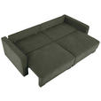 2-SITZER-SOFA in Chenille Dunkelgrau  - Dunkelgrau/Schwarz, KONVENTIONELL, Kunststoff/Textil (233/90/110cm) - Carryhome