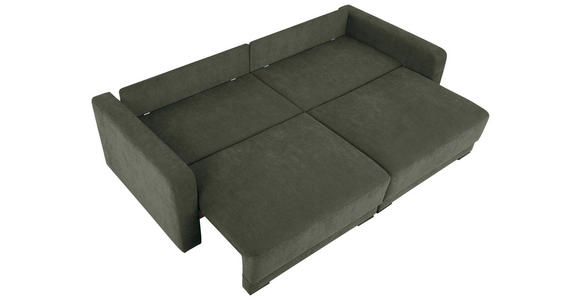 2-SITZER-SOFA in Chenille Dunkelgrau  - Dunkelgrau/Schwarz, KONVENTIONELL, Kunststoff/Textil (233/90/110cm) - Carryhome