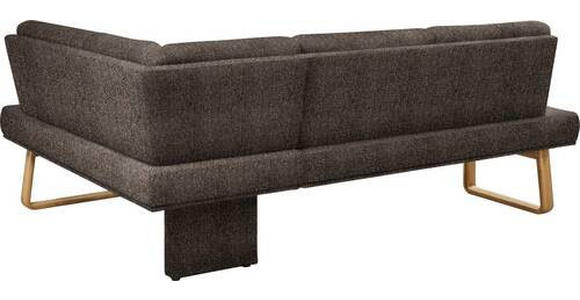 ECKBANK 265/174 cm in Braun, Eichefarben - Eichefarben/Braun, Design, Holz/Textil (265/174cm) - Dieter Knoll