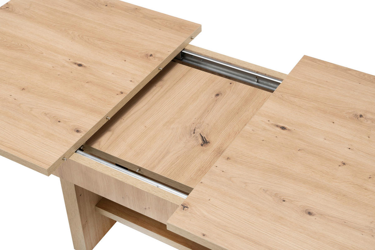COUCHTISCH Eiche Artisan  - Eiche Artisan, Design, Holzwerkstoff (110-150/48-63/65cm) - MID.YOU