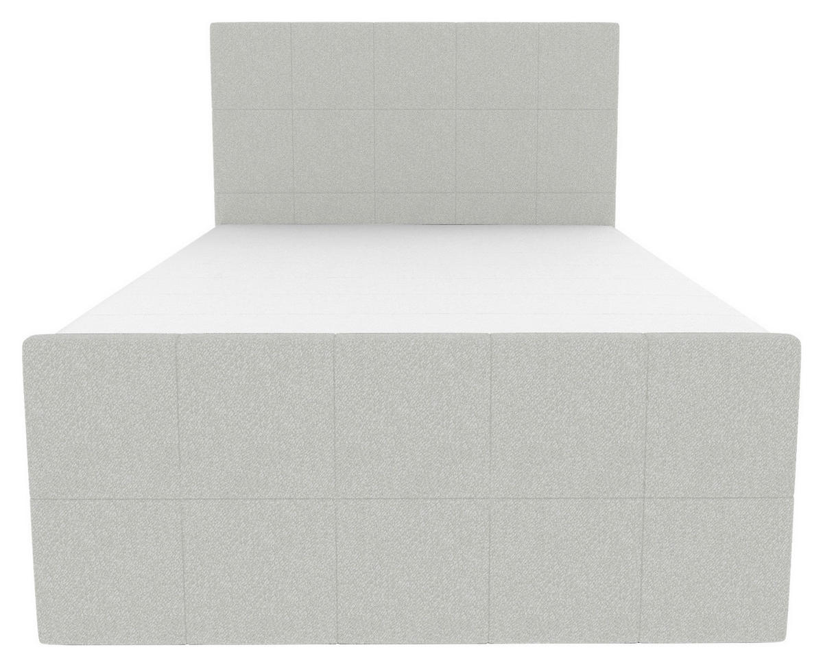BOXBETT 100/200 cm  in Hellgrau  - Hellgrau, KONVENTIONELL, Kunststoff/Textil (100/200cm) - Boxxx