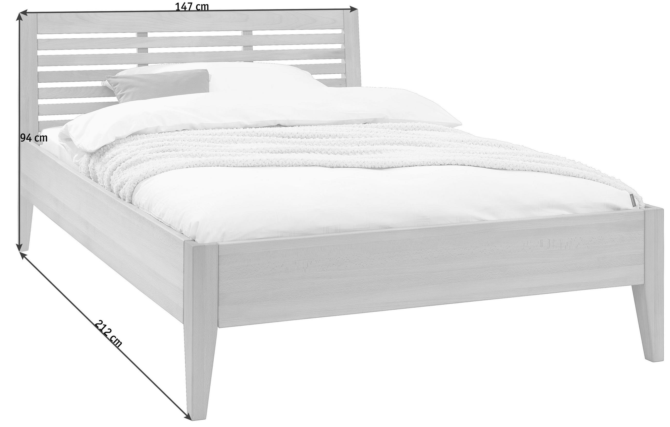 Einzelbetten Online Kaufen Xlutz Bett Buche Miv 140 200 Cm Naturfarben Design