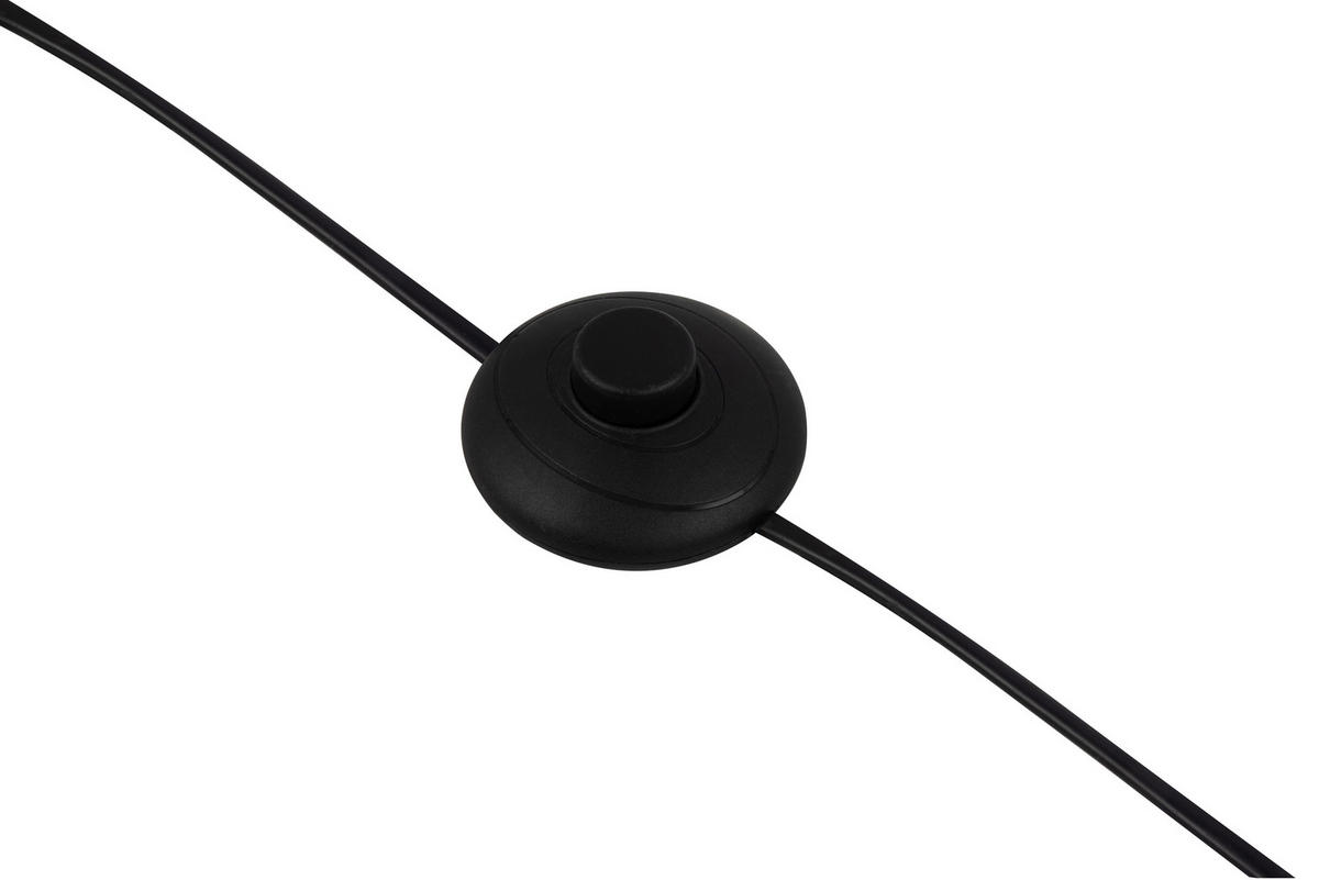 STEHLEUCHTE 50/150 cm    - Schwarz/Naturfarben, Design, Papier/Metall (50/150cm) - Collet's Monde