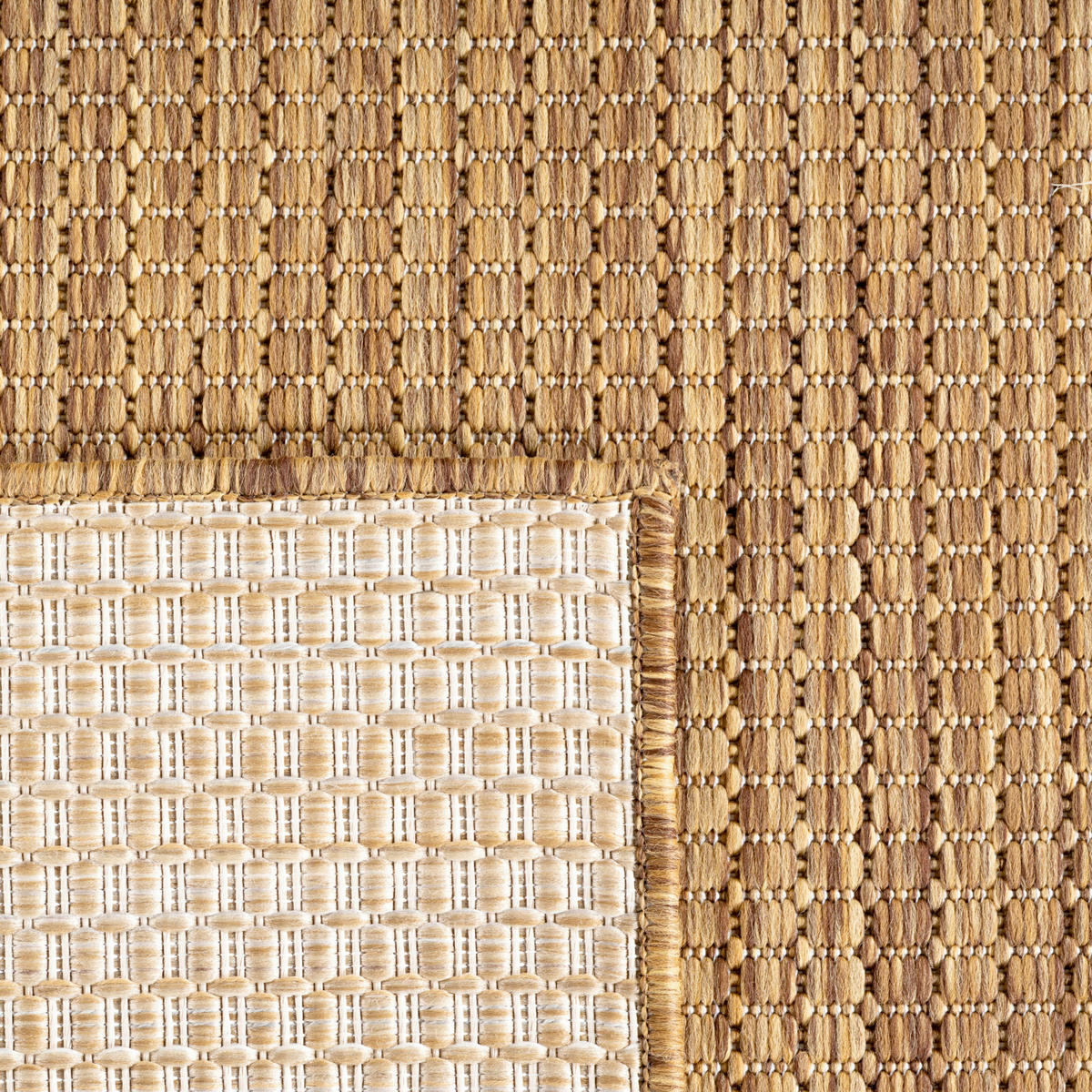 OUTDOORTEPPICH für Terrasse und Balkon 80/150 cm MIRA Braun  - Braun, Design, Textil (80/150cm) - Ayyildiz 