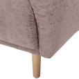 ECKSOFA Altrosa Flachgewebe  - Buchefarben/Altrosa, KONVENTIONELL, Holz/Textil (144/230cm) - Carryhome