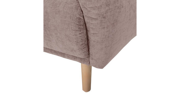 ECKSOFA Altrosa Flachgewebe - Buchefarben/Altrosa, KONVENTIONELL, Holz/Textil (144/230cm) - Carryhome
