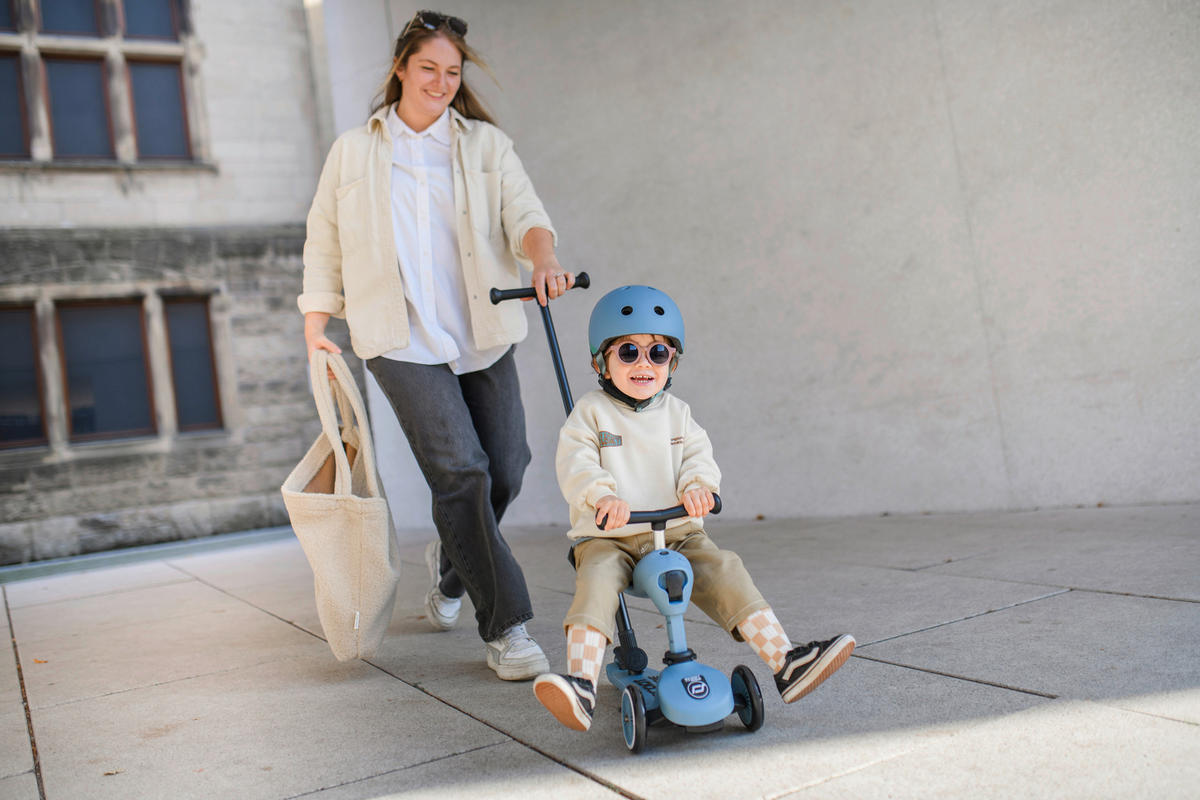 KINDERSCOOTER  - Pastellblau, Trend, Kunststoff (3,1kg) - Scoot and Ride