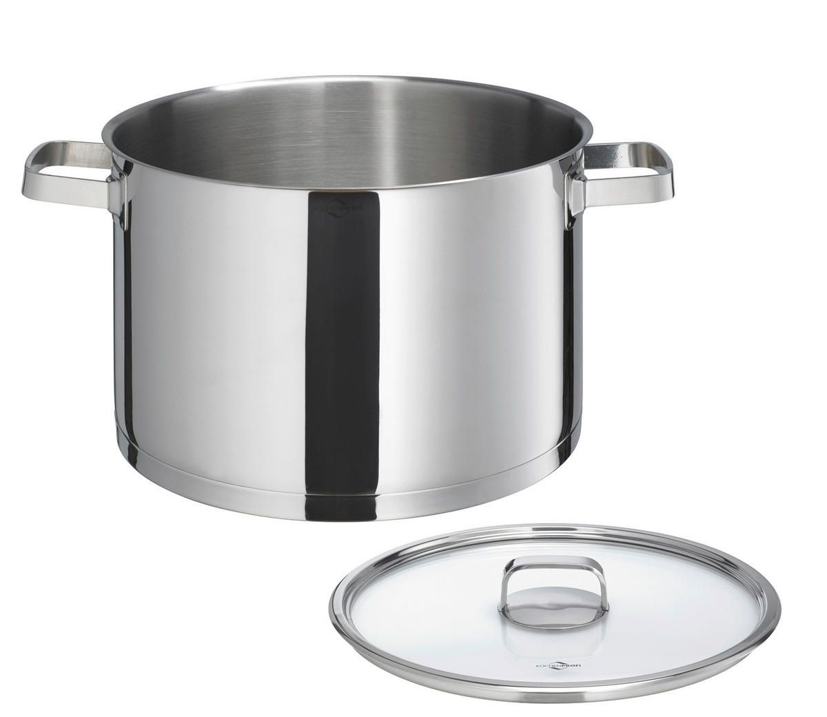 SUPPENTOPF SAN REMO 9,5 L  - Transparent/Silberfarben, Basics, Glas/Kunststoff (26/20,5cm) - KÜCHENPROFI