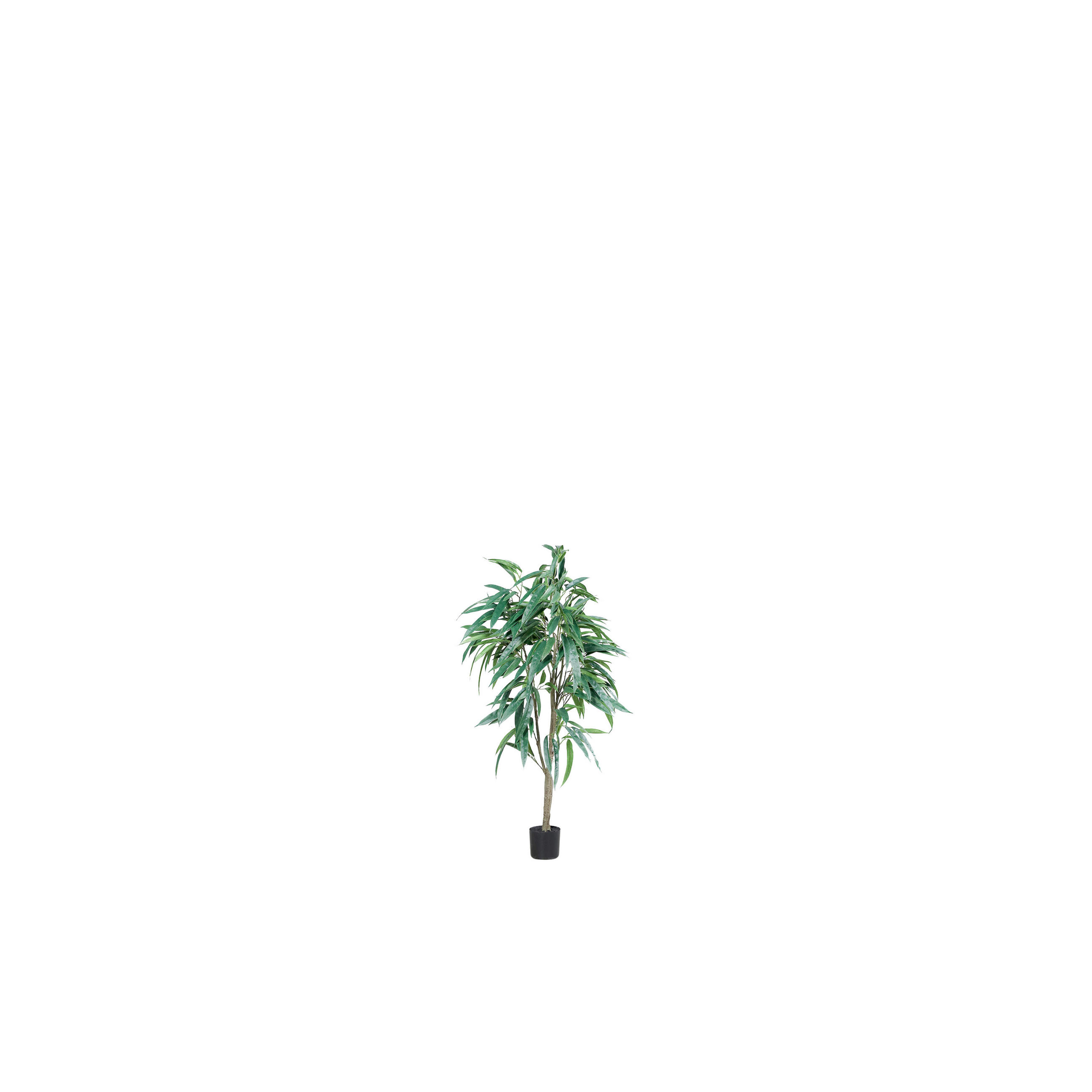 KUNSTPFLANZE 120 cm  - Schwarz/Braun, Basics, Kunststoff/Textil (120cm)