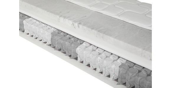 BOXSPRINGMATRATZE inkl. Topper ROYAL PLUS TOP Höhe ca. - Weiß, Basics, Textil (80/200cm) - Xora
