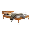 BETT 90/200 cm  in Wildeiche  - Wildeiche/Eichefarben, Design, Holz (90/200cm) - Hasena
