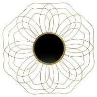 DEKORATIV SPEGEL 88,5/88,5/5,5 cm    - mässingsfärgad, Trend, metall/glas (88,5/88,5/5,5cm) - Ambia Home