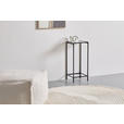 BEISTELLTISCH 30/30/70 cm Schwarz rechteckig  - Schwarz, Basics, Glas/Metall (30/30/70cm) - Xora