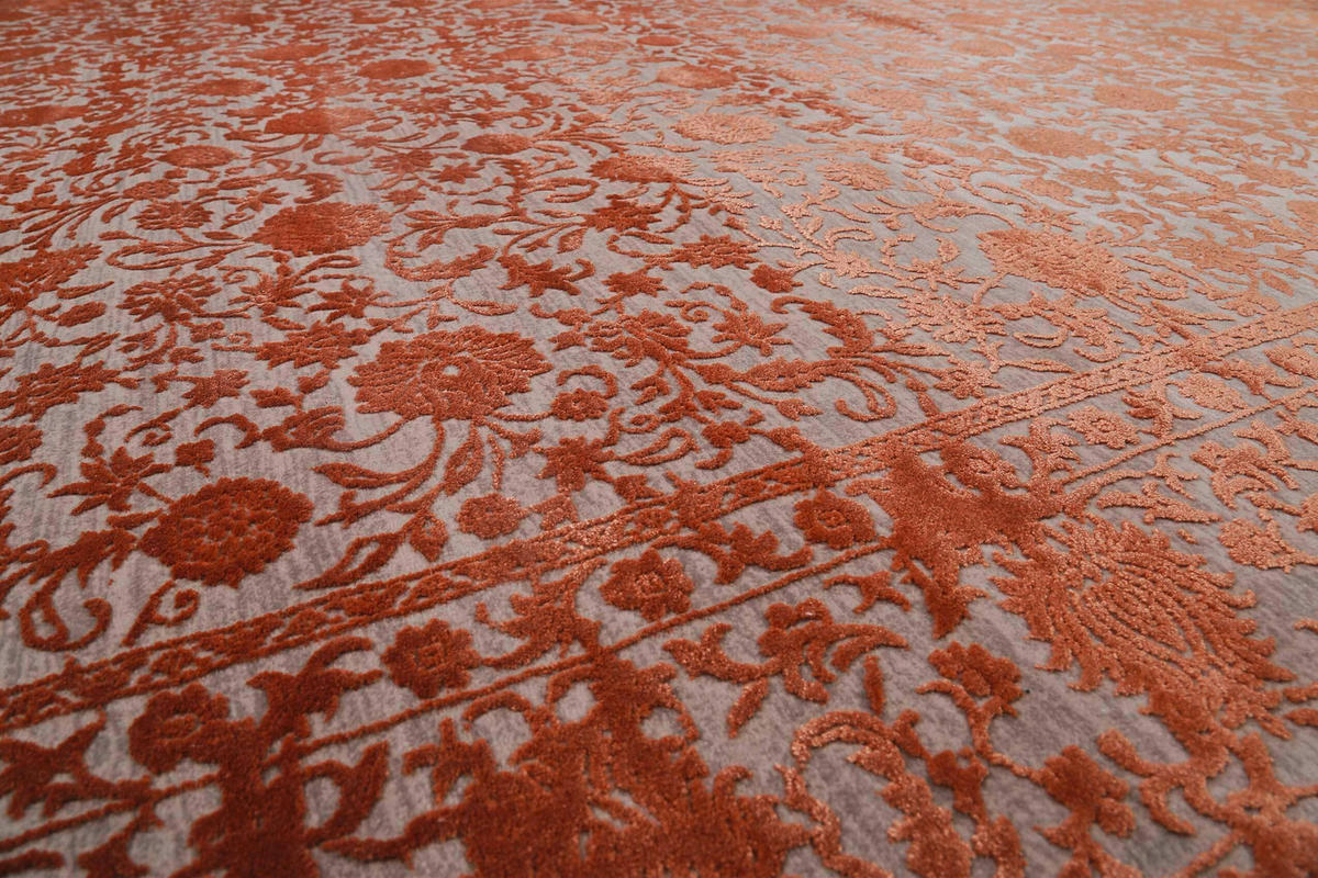 VINTAGE-TEPPICH 160/230 cm Florida  - Terracotta/Grau, Lifestyle, Textil (160/230cm) - Esprit