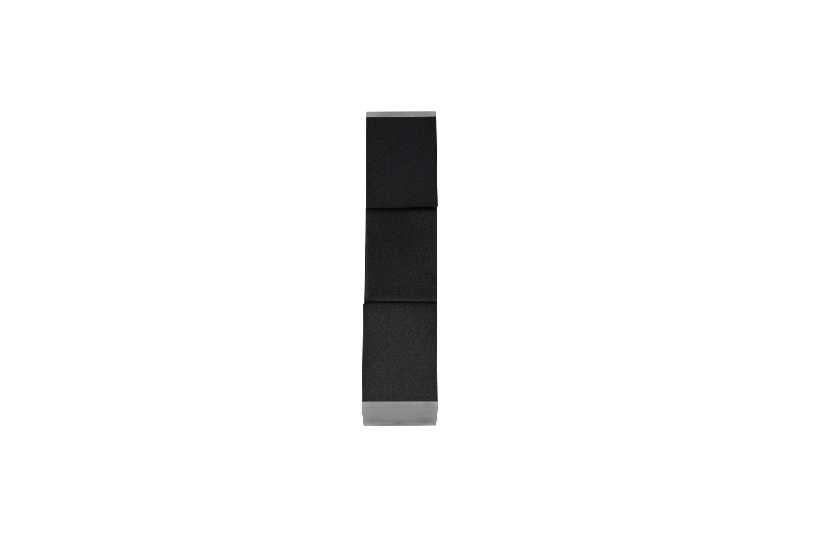 LED-WANDLEUCHTE   - Schwarz, Basics, Metall (17/5/8cm)