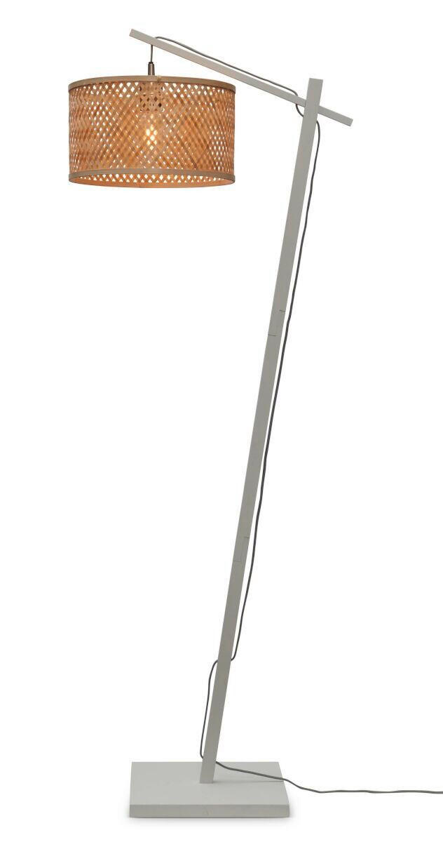STEHLEUCHTE 58/32/150 cm - Naturfarben/Weiß, Trend (58/32/150cm) - Good & Mojo