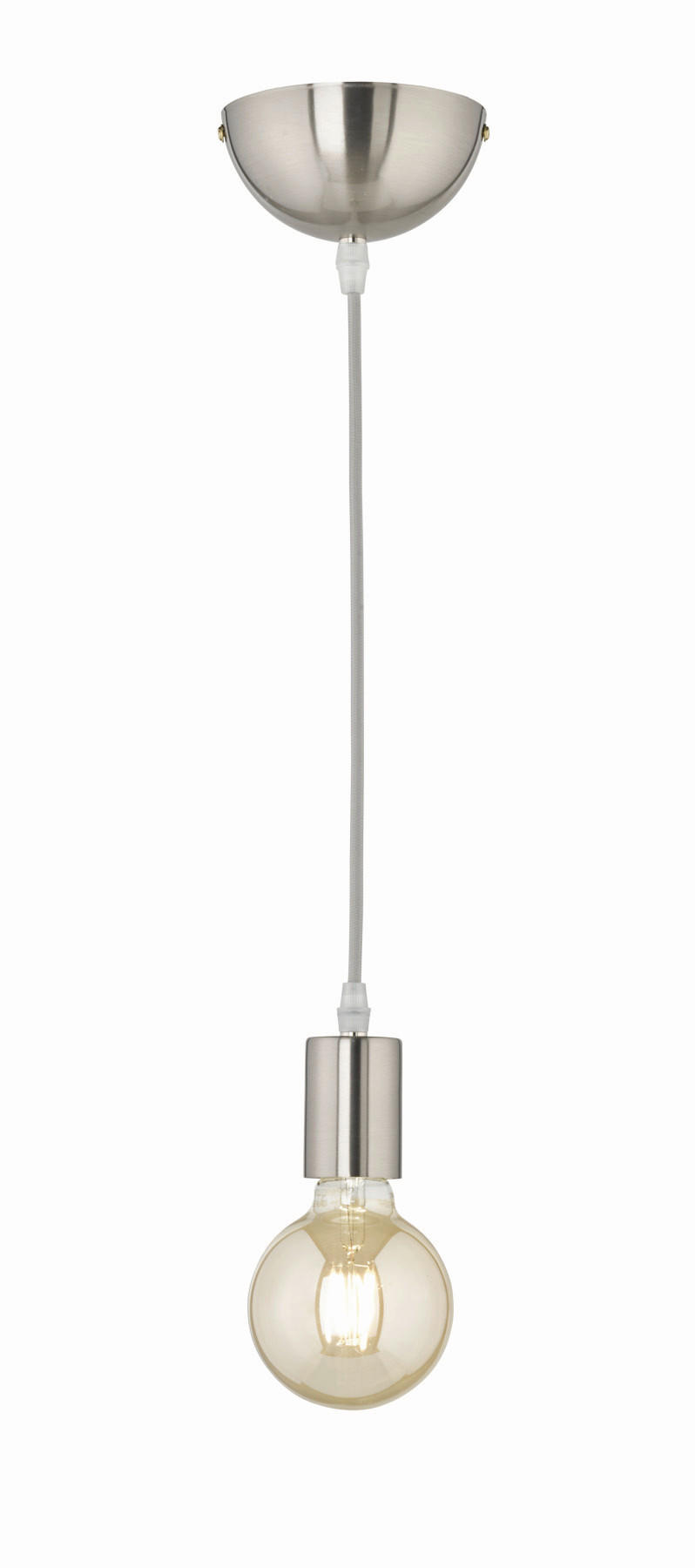 VISEČA NIHALNA SVETILKA  Cord      12/150 cm     max 60  W E27 - barve niklja, Basics, kovina (12/150cm)