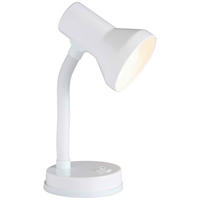 TISCHLEUCHTE 13/30 cm   - Weiß, Basics, Kunststoff/Metall (13/30cm) - Brilliant